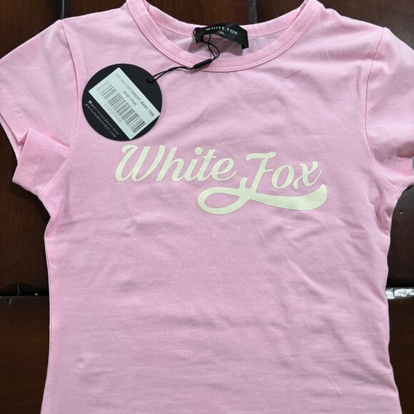 White Fox Baby Tee - Picture 1 of 3